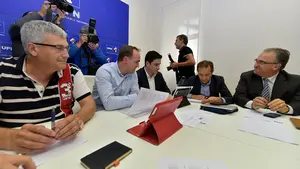 Esparza preside su primera Ejecutiva como nuevo presidente de UPN