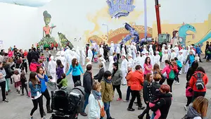 Baztan Ikastola, preparada para celebrar el domingo el Nafarroa Oinez en Elizondo