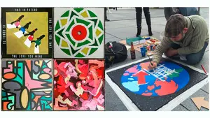 Veinte artistas decoran las alcantarillas del Segundo Ensanche