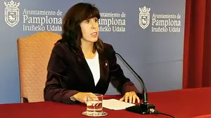 Maite Esporrín explica su propuesta para la plaza Conde Rodezno