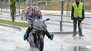 Cuatro motoristas heridos en Pamplona este fin de semana