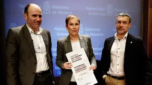 Uxue Barkos hace balance de los 100 primeros días en el Gobierno