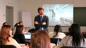 Alumnos de Puerto Rico visitan la Escuela de Negocios  de Navarra Foro Europeo