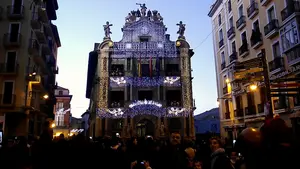 Encendido de las luces de Navidad en Pamplona