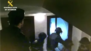 Fuerte despliegue de la Guardia Civil en San Jorge en una operación antiyihadista