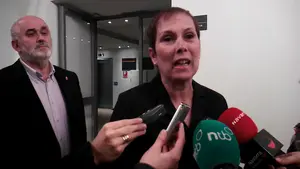 Barkos no sabe quién mueve las banderas del salón del trono para que no salgan en sus fotos