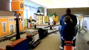 "Súbete al tren" la exposición del ferrocarril en Baluarte 