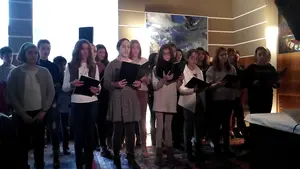 Presentación del programa de Navidad y pequeño concierto