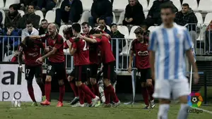 El Málaga encalla en la Copa del Rey ante gran Mirandés