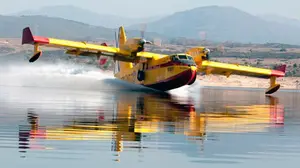 Un total de 117 militares y un hidroavión participan en la extinción del fuego de Igantzi