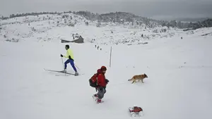 Cortado el Puerto de Belagua por la nieve y son obligatorias las cadenas en San Miguel de Aralar