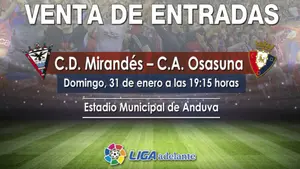 Aún quedan a la venta 109 entradas para el partido del domingo en Miranda de Ebro