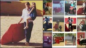 Varios toreros publican fotos toreando con ni&ntilde;os para mostrar su apoyo a Fran Rivera