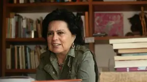 La escritora Laura Restrepo, este viernes en 'Diálogos de medianoche' en Civican