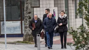 Im&aacute;genes de la comparecencia de Sabalza e Ibero