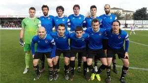 Resumen del partido entre el Burgos CF&nbsp;y la Pe&ntilde;a Sport (1-0)