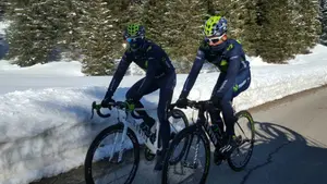 Valverde y Amador reconocen las etapas dolomíticas del Giro de Italia