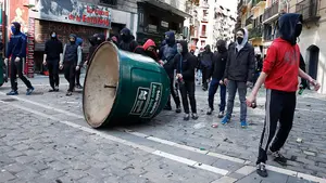 Crónica en vídeo de los incidentes ocurridos en Pamplona tras la manifestación estudiantil