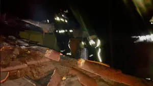 Un incendio causa daños de consideración en una casa rural de Falces, sin provocar heridos