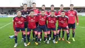 Gol de Miguel Díaz en el partido de tercera Osasuna - Huarte (2-0)