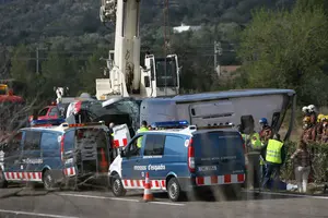 Dados de alta dos heridos más del accidente de autobús de Tarragona