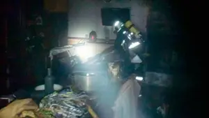 Se incendia un garaje en Zariquiegui sin provocar heridos