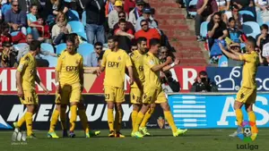 0-3. El Girona quiebra la buena racha del Zaragoza aprovechando sus errores