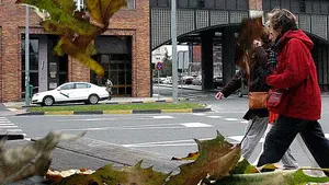 El vendaval sobrevuela de nuevo Navarra y activa el aviso amarillo por fuertes rachas