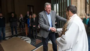 Asirón aprovecha la llegada del Ángel de Aralar para volver a reivindicar Euskal Herria