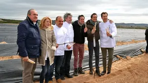 Los hermanos Torres, en Lodosa por la 6ª Cata del Primer Espárrago de Navarra