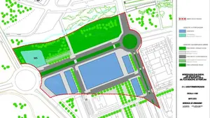 Los 60.000 metros cuadrados de paseo fluvial, parque y calles de Azpilagaña, a punto de terminar