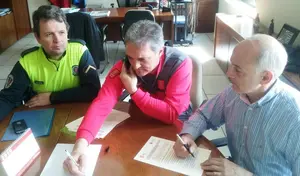 Policía Foral y Policía Municipal de Pamplona refuerzan su coordinación para accidentes de tráfico