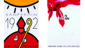 Repasamos la historia de los carteles de San Fermín en los últimos 100 años