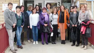 La Comisión de Salud visita el Centro de Salud Mental de Estella y el Centro de Salud de Lodosa