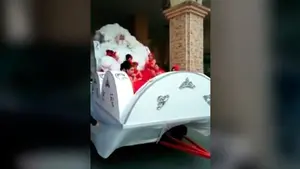 Estas son las imágenes que grabaron de la espectacular boda gitana
