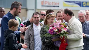 Fernando Hierro y Amavisca, en el homenaje a Ignacio Zoco en Oberena
