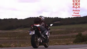 Imputado en San Adrián por conducir una moto a 209 km/h en una vía limitada a 90