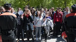 La Asamblea de estudiantes de la UPNA: "La actitud del rector y de la policía ha sido penosa y cacique"