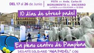 Alex Corretja, Sergi Bruguera y Ferrero en el II Torneo de Pádel Solidario ANA en Pamplona