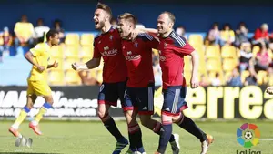 Gol de Osasuna en Alcorcón, marcado en propia puerta (0-1).
