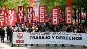 CCOO y UGT reclaman que el próximo Gobierno de España de "un giro a la izquierda"