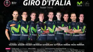El Movistar team anuncia sus nueve corredores para participar en el Giro de Italia