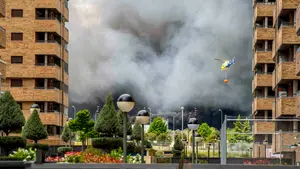 Baja la gravedad del incendio de Seseña y los vecinos pueden volver a su casa