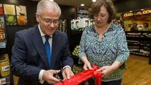 Las imágenes del nuevo espacio dedicado a la gastronomía navarra en el Corte Inglés