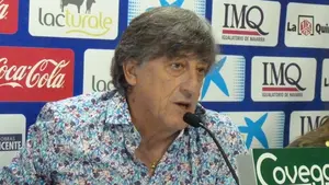 Rueda de prensa de Martín Monreal, antes de recibir al Numancia