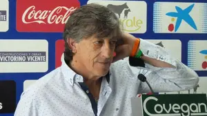 Rueda de prensa de Martín, antes de jugar en Tarragona