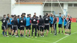 Último entrenamiento de Osasuna antes de jugar en Tarragona.