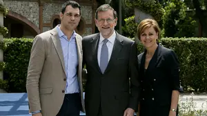 Javier García asegura junto a Rajoy que el PP es el único partido que ofrece un proyecto de futuro para Navarra
