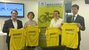 Pamplona celebra el XXI Día de la Bicicleta con una marcha solidaria con los Donantes de Sangre