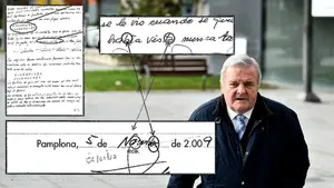 El estudio caligráfico a Pachi Izco revela que firmó algún recibo con los que se sacó dinero de Osasuna